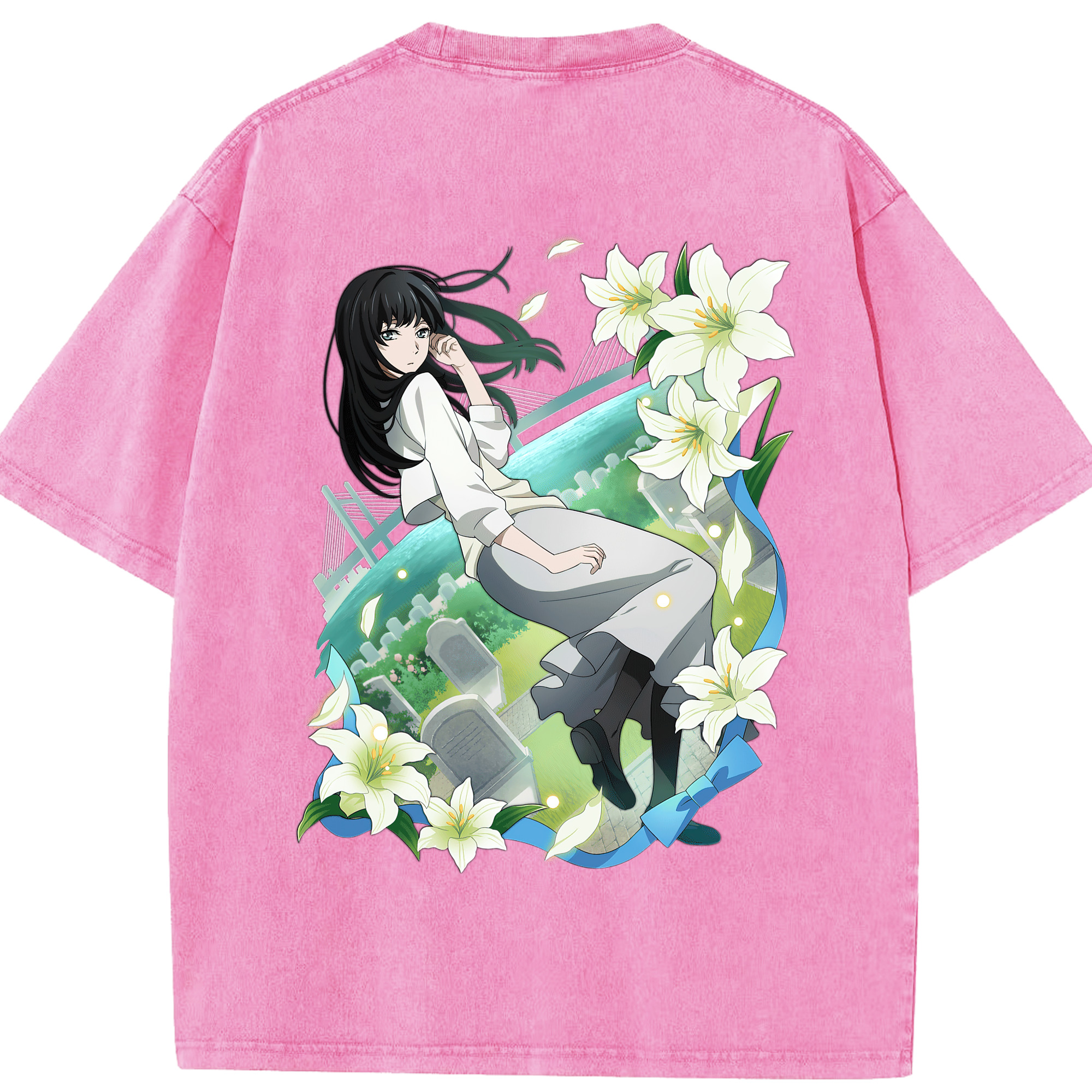 （画像用） 文豪ストレイドッグス Bungo Stray Dogs 綿100% ヴィンテージ風 半袖Tシャツ（背面プリント）